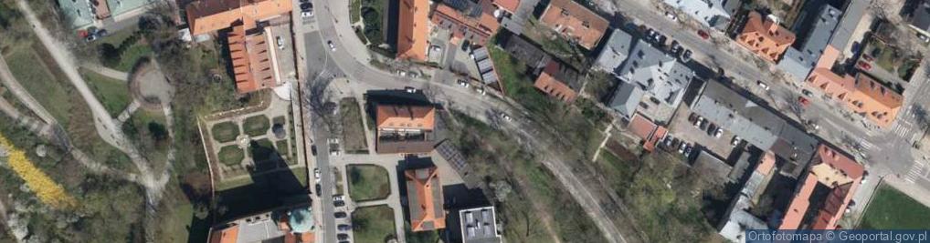 Zdjęcie satelitarne Witraż w Boboli