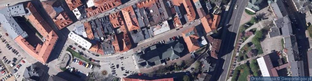 Zdjęcie satelitarne Witraz Zmartwychwstaniw w katedrze w B-B
