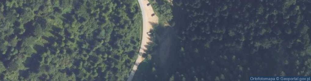 Zdjęcie satelitarne Wodospad zaskalnik