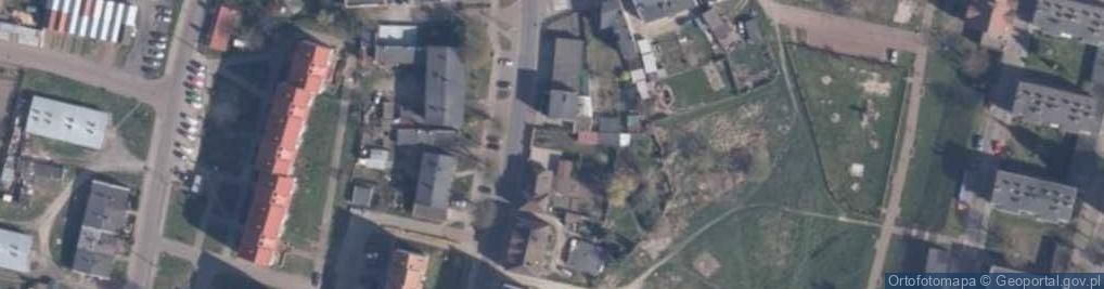 Zdjęcie satelitarne Wolin - ulica Słowiańska