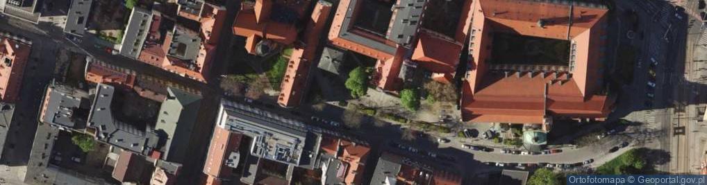 Zdjęcie satelitarne Wroclaw LiceumUrszulanek