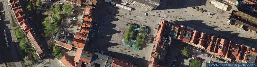 Zdjęcie satelitarne Wroclaw plac solny