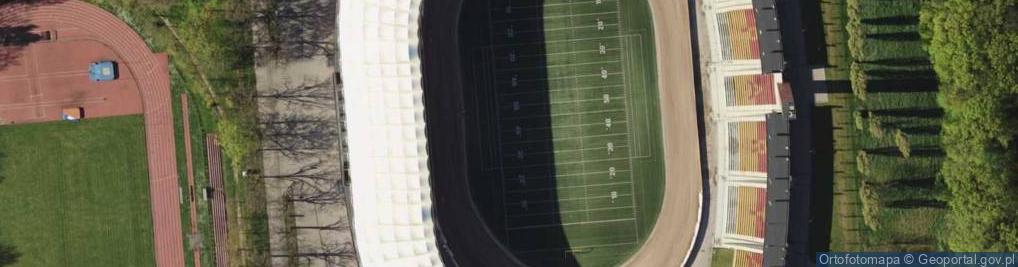 Zdjęcie satelitarne Wroclaw stadion olimpijski z bramy