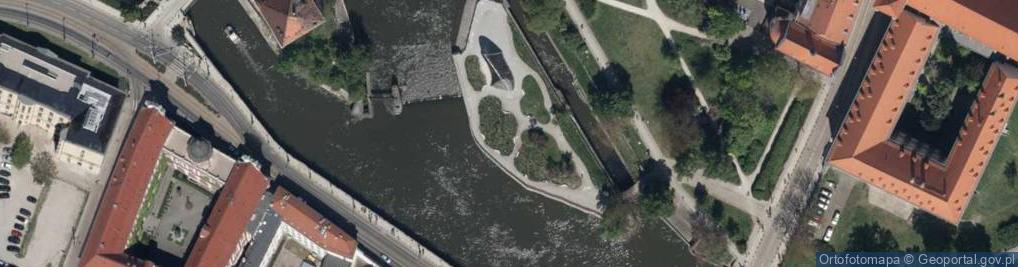 Zdjęcie satelitarne Wrocław, woda, 2010-05-22 - 248