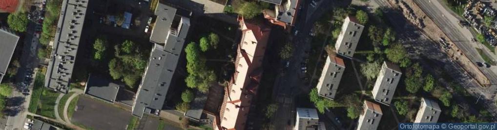 Zdjęcie satelitarne Wroclaw-zesp szkol nr 18