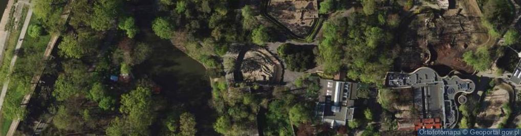 Zdjęcie satelitarne Wroclaw ZOO nowe wejscie