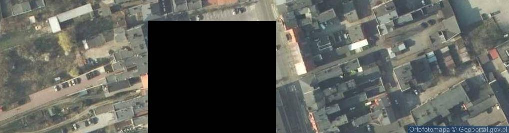 Zdjęcie satelitarne Wrzesnia, kosciol Wniebowziecia NMP 1