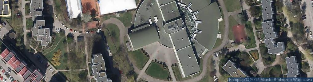 Zdjęcie satelitarne WSEI Warszawa tablica
