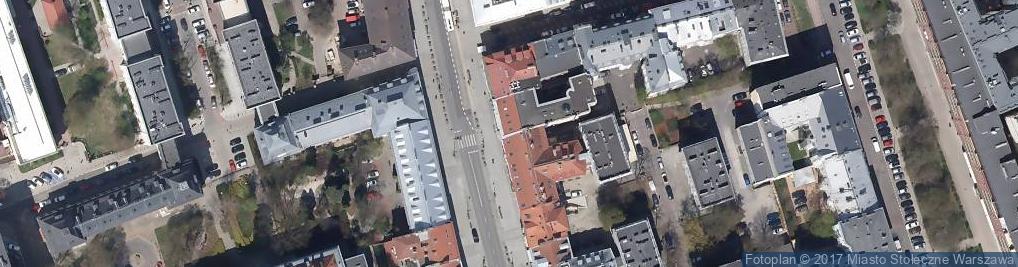 Zdjęcie satelitarne Wyższa Szkoła Dziennikarska w Warszawie