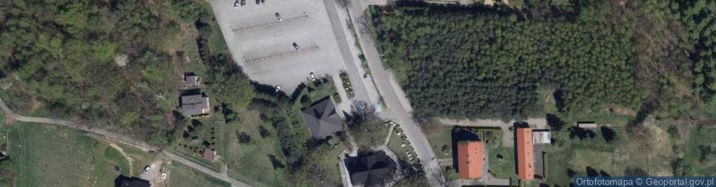 Zdjęcie satelitarne Z koścół w Jankowicach f748