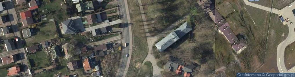 Zdjęcie satelitarne Ząbki-Szpital-Psychiatryczny-Drewnica-budynek-podkaster