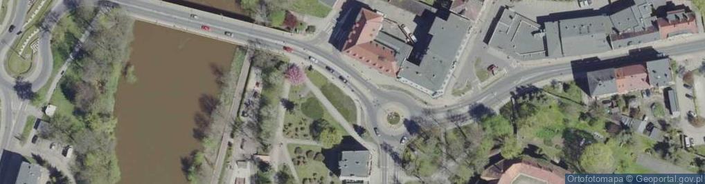Zdjęcie satelitarne Zagan palac front