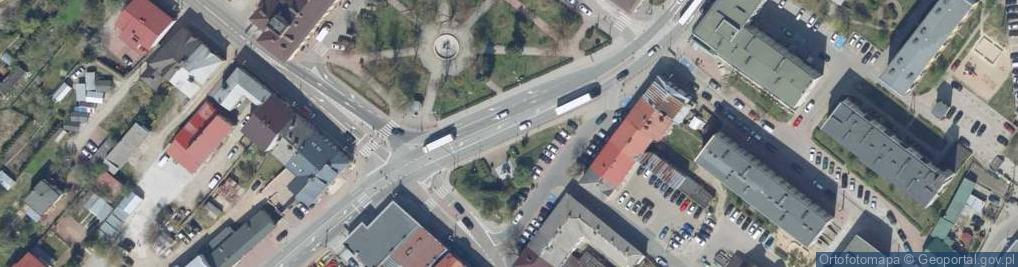 Zdjęcie satelitarne Zambrów rynek 2