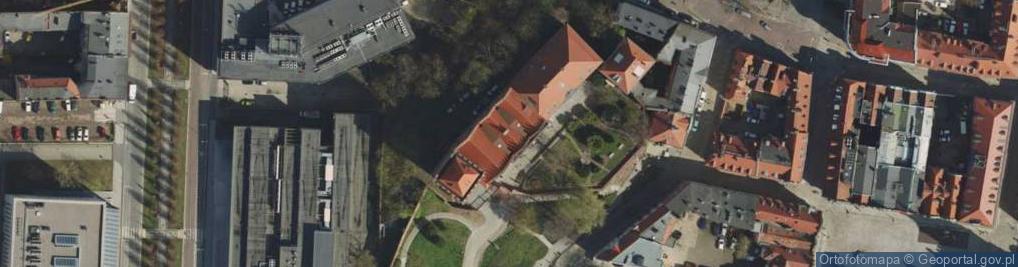 Zdjęcie satelitarne Zamek królewski w Poznaniu
