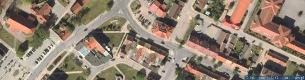 Zdjęcie satelitarne Zamek w Olsztynku