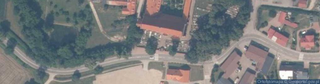 Zdjęcie satelitarne Żarnowiec - Church entrance 01