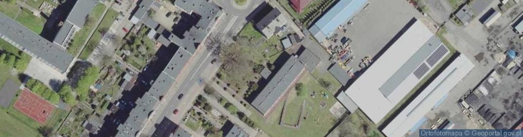 Zdjęcie satelitarne Żary - pałac-01