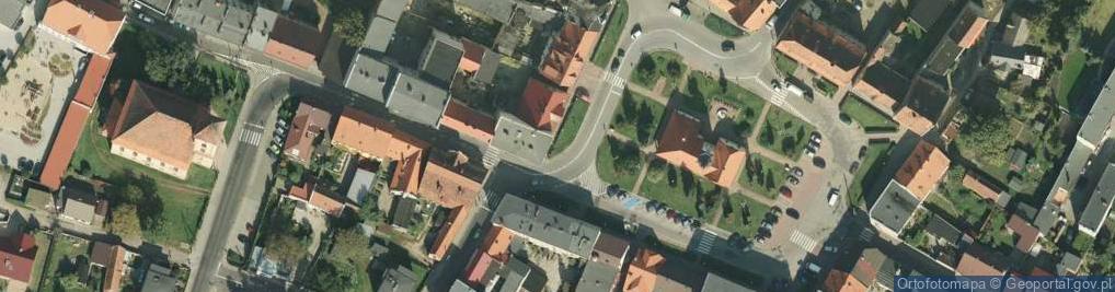 Zdjęcie satelitarne Zduny ratusz