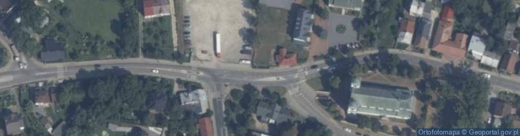 Zdjęcie satelitarne Żelechów-kościół zwiastowania NMP