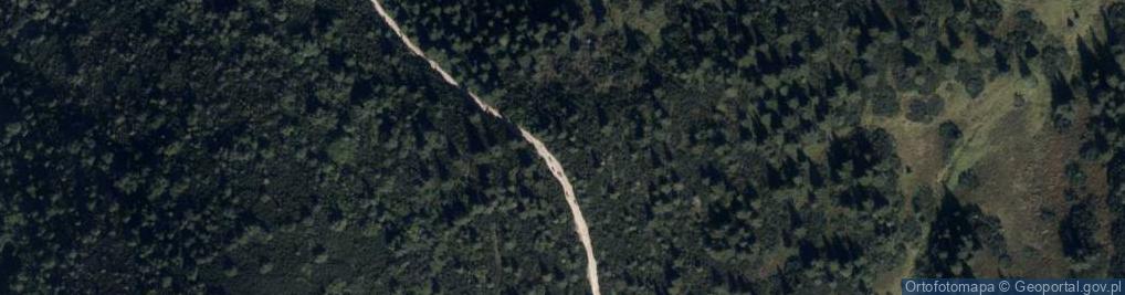 Zdjęcie satelitarne Żółta Turnia i Granaty