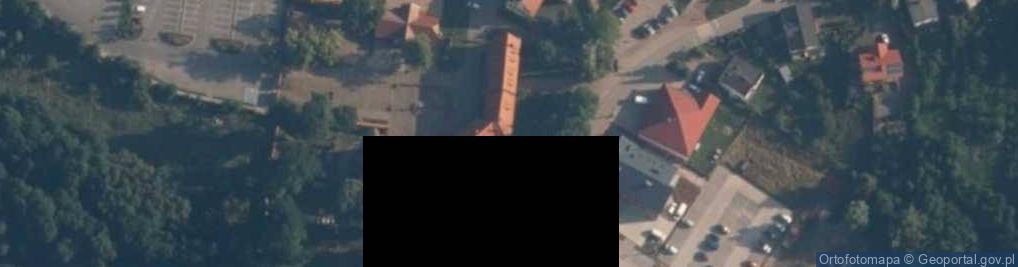 Zdjęcie satelitarne Zukowo Klasztor Norbertanow wejscie
