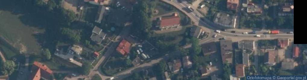 Zdjęcie satelitarne Zukowo Kosciol sw Jana front