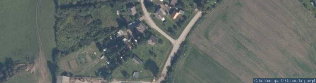 Zdjęcie satelitarne Zulawka Sztumska dom mennonicki fronton