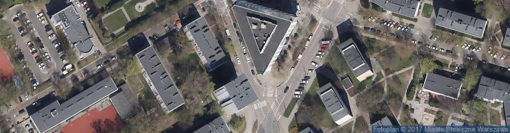 Zdjęcie satelitarne Zygielbojm monument Warsaw 2