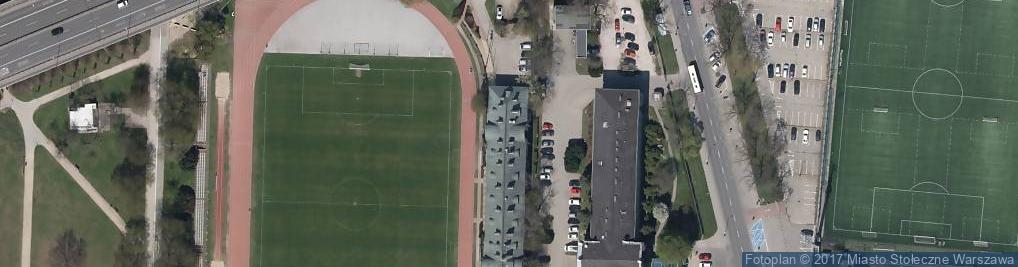 Zdjęcie satelitarne Warszawskie Centrum Sportu Młodzieżowego 'Agrykola'