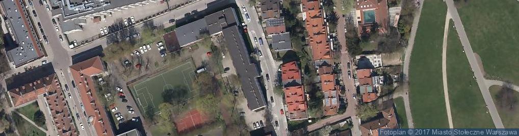Zdjęcie satelitarne Zespół Szkół Architektoniczno-Budowlanych I Licealnych Im. Stanisława Noakowskiego