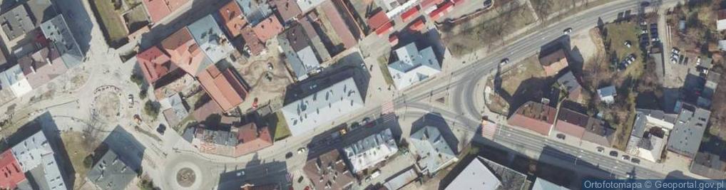 Zdjęcie satelitarne Zespół Szkół Ekonomicznych I Ogólnokształcących Im. Marii Dąbrowskiej