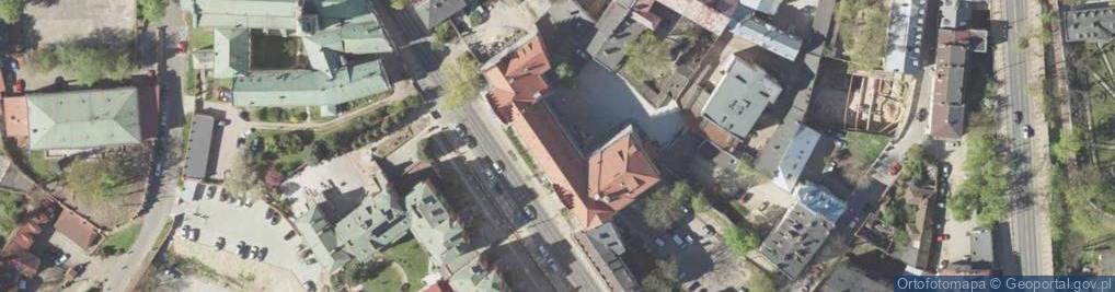 Zdjęcie satelitarne Zespół Szkół Ekonomicznych Im A I J Vetterów