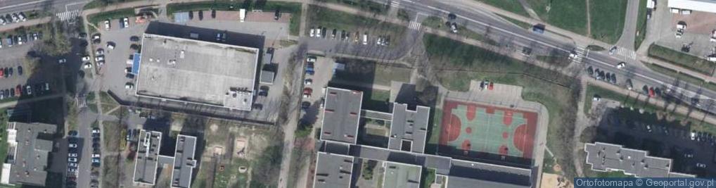 Zdjęcie satelitarne Zespół Szkół Odzieżowych