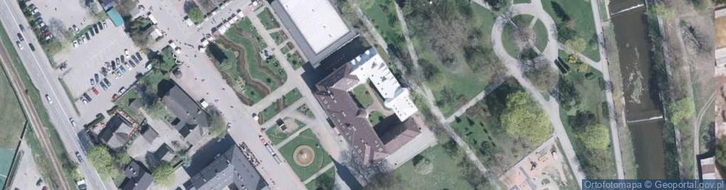 Zdjęcie satelitarne Zespół Szkół Ogólnokształcących Im. Pawła Stalmacha
