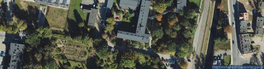 Zdjęcie satelitarne Zespół Szkół Ogrodniczych I Ogólnokształcących Im. Mariana Raciborskiego
