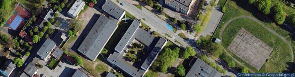 Zdjęcie satelitarne Zespół Szkół Zawodowych Nr 1 Im. Obrońców Westerplatte