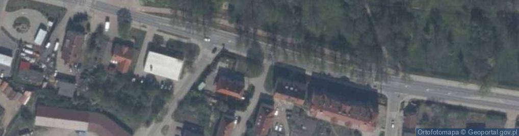 Zdjęcie satelitarne zbór Jezusa Chrystusa w Węgorzewie