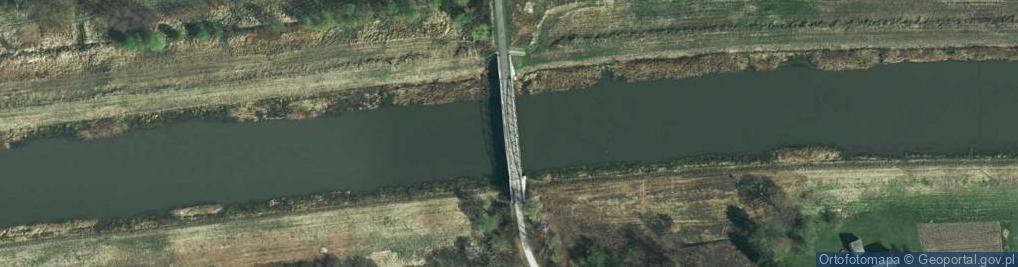 Zdjęcie satelitarne Most drogowy [4,2WWŻ]- Kanał Łączański [9,5]