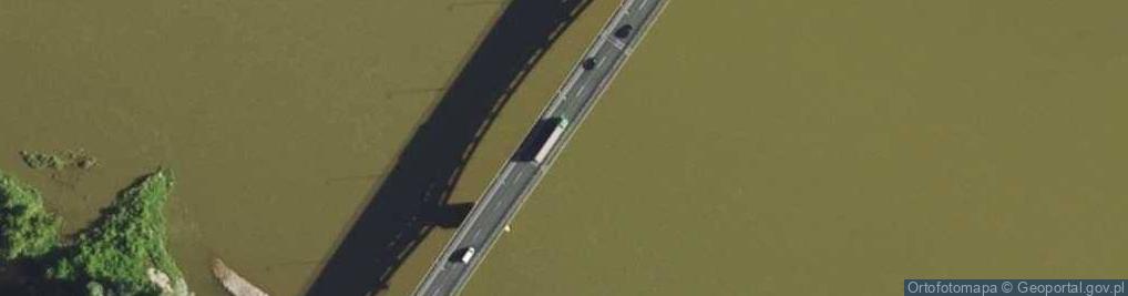 Zdjęcie satelitarne Most drogowy [WW h=7,35 SW h=1250 cm]- rz. Wisła [476,2]