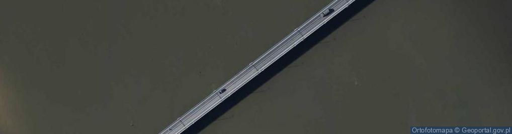 Zdjęcie satelitarne Most drogowy [WW5,43-SW11,37]- rz. Wisła [393,4]