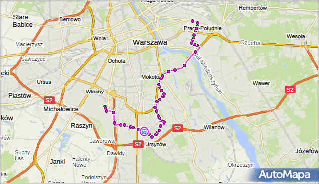 Rozkład jazdy autobusu 148 na przystanku Herbsta 01. ZTM Warszawa na mapie Targeo