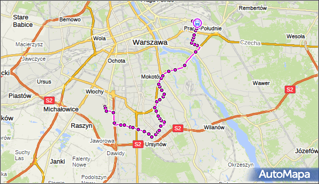 Rozkład jazdy autobusu 148 na przystanku pl.Szembeka 01. ZTM Warszawa na mapie Targeo