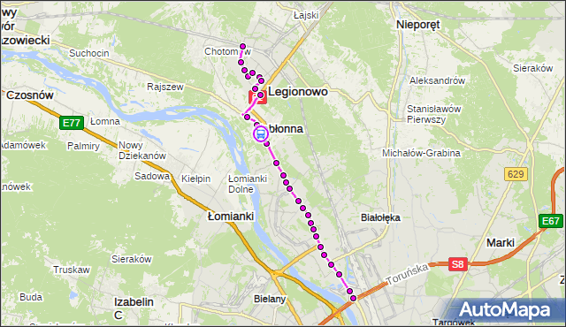 Rozkład jazdy autobusu 723 na przystanku Piaskowa 01. ZTM Warszawa na mapie Targeo