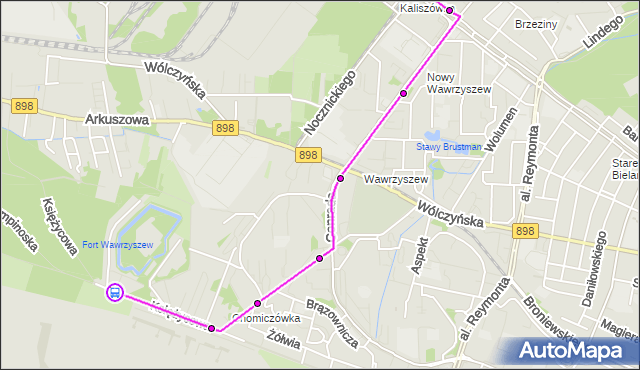 Rozkład jazdy autobusu 203 na przystanku Fort Wawrzyszew 02. ZTM Warszawa na mapie Targeo