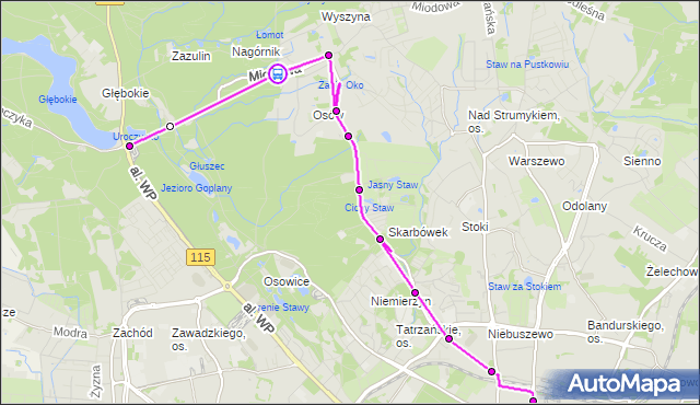 Rozkład jazdy autobusu 51 na przystanku Pod Urwiskiem nż 12. ZDiTM Szczecin na mapie Targeo