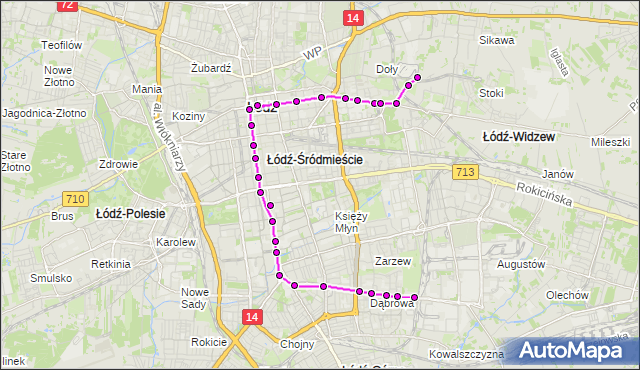 Rozkład jazdy tramwaju 2 na przystanku Pomorska - Kamińskiego. MPKLodz na mapie Targeo