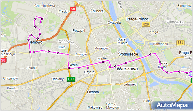 Rozkład jazdy autobusu 507 na przystanku Horbaczewskiego 02. ZTM Warszawa na mapie Targeo