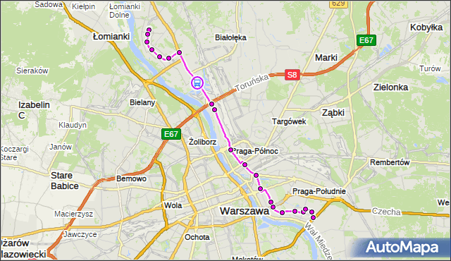 Rozkład jazdy autobusu 509 na przystanku Konwaliowa 01. ZTM Warszawa na mapie Targeo