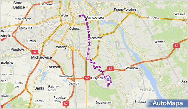 Rozkład jazdy autobusu N37 na przystanku Lokajskiego 02. ZTM Warszawa na mapie Targeo