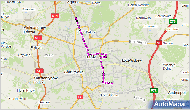 Rozkład jazdy tramwaju 4 na przystanku Pomorska - Sterlinga. MPKLodz na mapie Targeo
